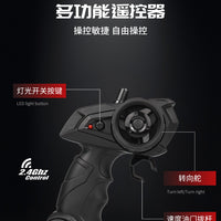 New RC Car 1:16 2WD with LED Light 2.4G 20KM/H High Speed Off-Road Climbing Remote Control Car Toy Gifts for Boys Girls Kids