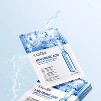 SADOER Hyaluronic Acid Facial Masks Face skincare Anti-aging Hydrating Moisturizing Anti Wrinkles Face Mask Skin Care Products
