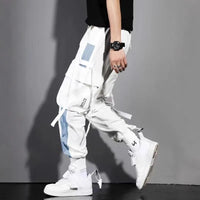Men's new pants, men's Korean style trendy loose fitting student ins nine point chic casual workwear pants, trendy brand ankle b