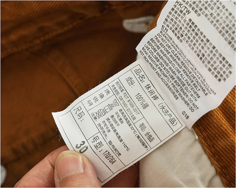 Retro Heavyweight Minimalist Workwear Pants Men's Loose Straight Leg Casual 100% Cotton Twill Woven 3D Stand Cut Tapered Pants