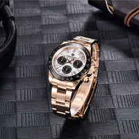 40mm New V2 PAGANI DESIGN Men's Quartz Watches Sapphire Retro Chronograph Stainless Steel Waterproof Watch Men Relogio Masculino