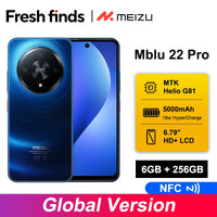 2025 New Global Version Meizu Mblu 22 Pro Smartphone 50MP Main Camera 120Hz 6.79'' LCD 5000mAh Battery 18W Fast ChargerNFC