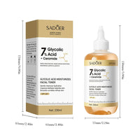 SADOER Glycolic Acid Toner Face Serum Facial Skincare Moisturizing Facial Toner Anti-aging Anti Wrinkles Face Essence Skin Care