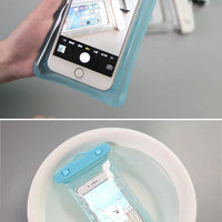 Waterproof Swimming Mobile Phone Cases Macron AirBag Hanging Neck Cases Diving Skiing Universal Phone Bag for All Phones 7 Inch