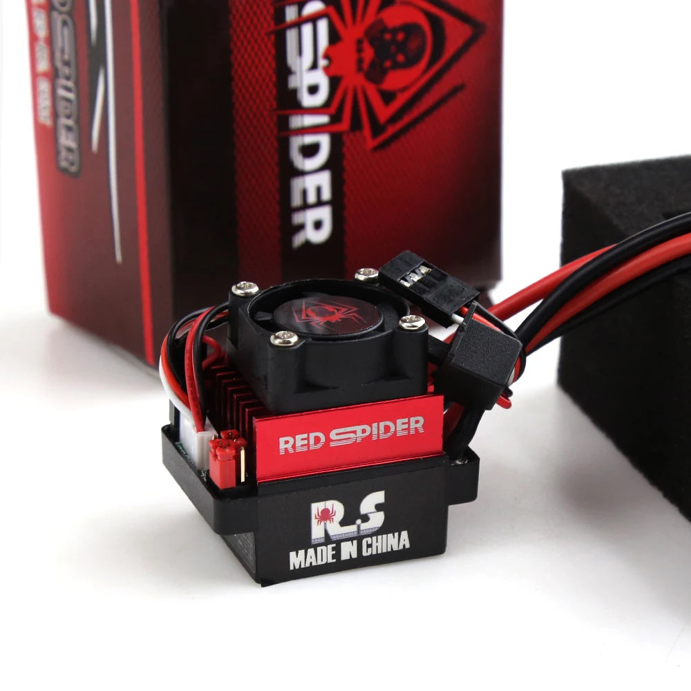 RC Car ESC,60A Brushed ESC Electronic Speed Controller for TRX4 SCX10 RC Crawler Car(T Plug)