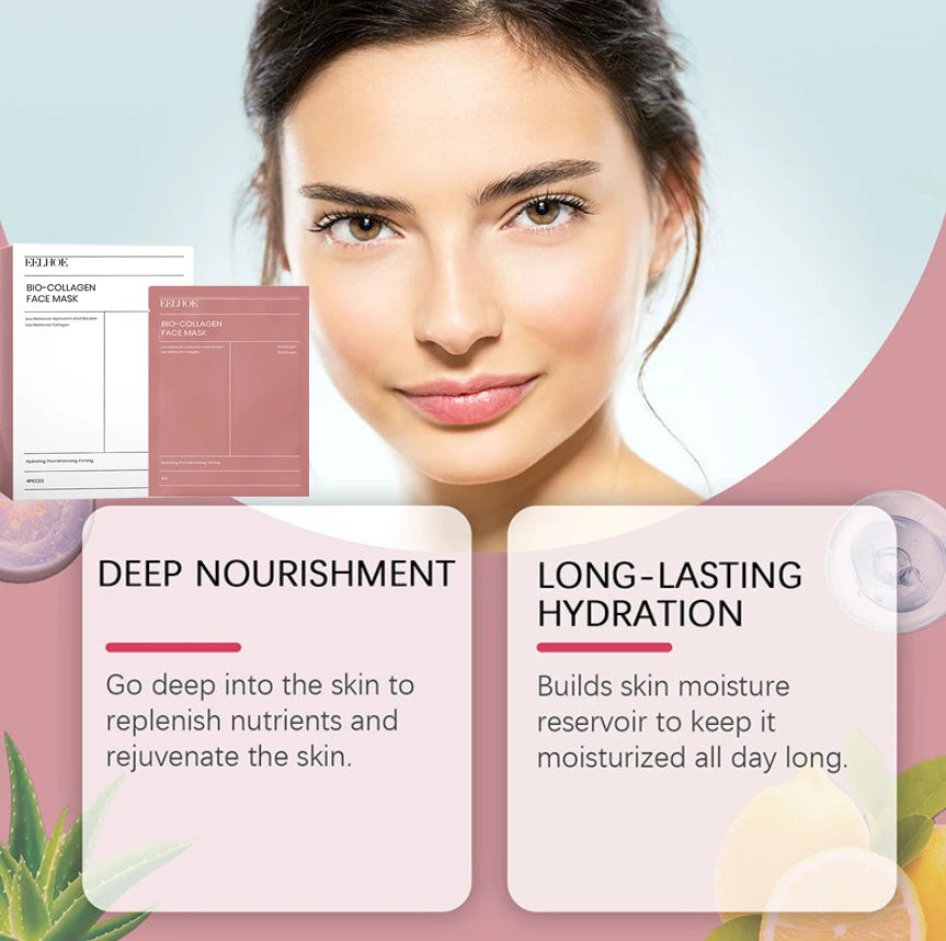 Biological collagen real deep facial mask Collagen night facial care Collagen facial mask moisturizing anti-aging