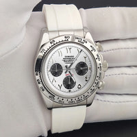 39.3mm VK63 Men's watch Arabian Dial customized Men's watch Luxury Quartz watch man VK63 Sport Chronograph Sapphire Glass watch