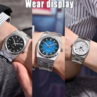 2025 New PAGANI DESIGN Men's Quartz Watch 37MM VJ21 Sapphire Stainless Steel Waterproof Wristwatches Reloj Hombre PDYS020