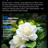 Smart AI Translation Smart Glasses Take Photos Recognizing Objects 4K Camera Bluetooth Music Call Intelligent Recording Glasses