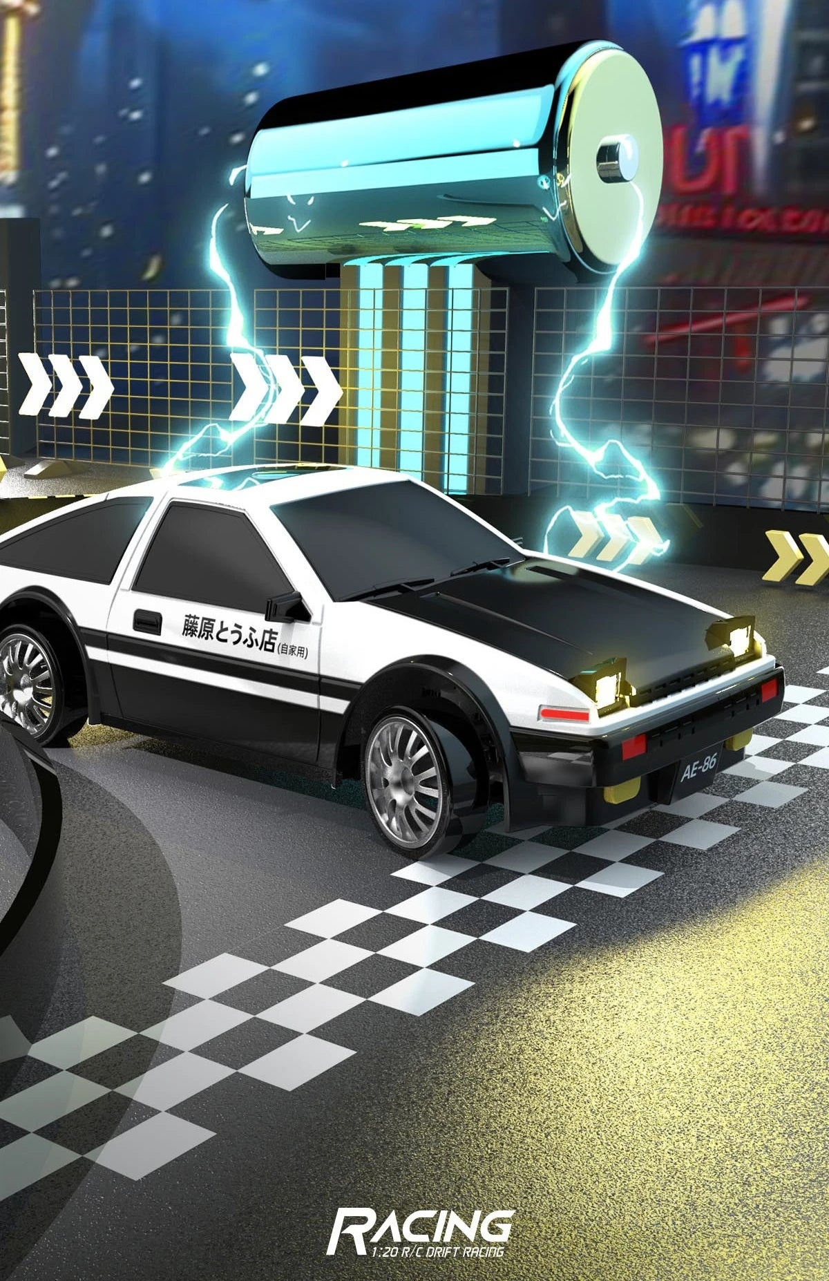 RC Car 1/24 Scale Professional Drift Racing High Speed 4WD Simulation Model RTR Electric Toy Gift for Adults Kids In Stock