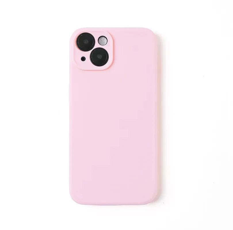 Liquid Silicone Phone Case for iphone 15 14 13 12 mini 11 16 Pro X XR XS Max 15 Plus Shockproof Soft Back Cover Cases