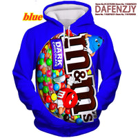 Men's Novelty Food Hoodie 3D Print Pullover Unisex Casual Sweatshirt
