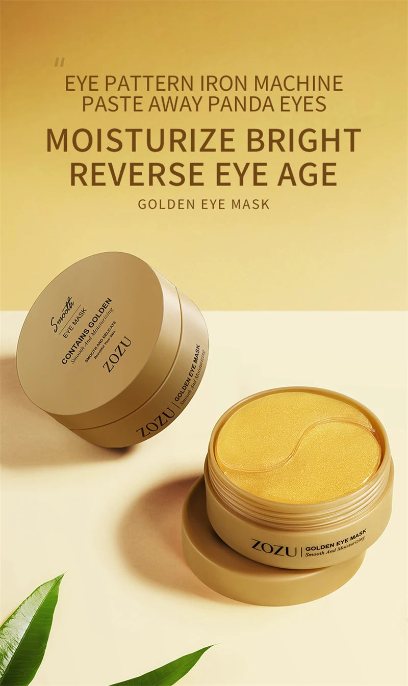 Avocado Gold Eye Mask Nourishing Moisturizing Improve Eye Bags Eye Patches Anti Wrinkle Firming Anti Dark Circles Eye Serum