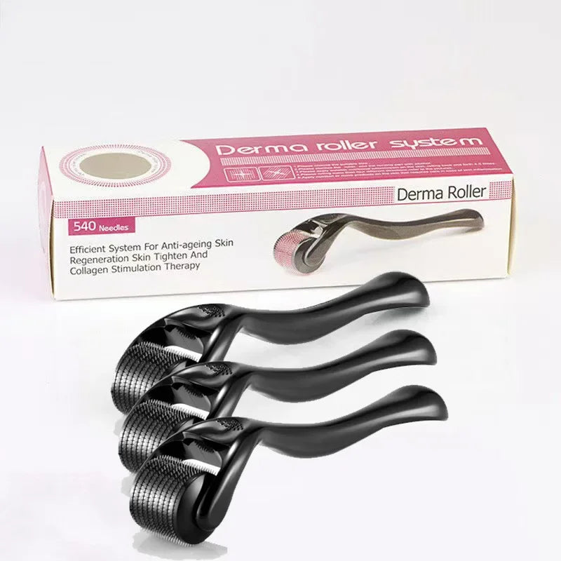 540 Derma Roller Skin Care Needle Micro Dermaroller Professional Derma Roller For Hair Growth Beard Growth Facial Beauty Roller