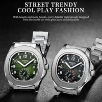 NIBOSI Brand Luxury Mens Watch Waterproof Luminous Digital Design Quartz Watch Casual Belt Date Watches For Men reloj hombre