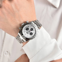 39.3mm VK63 Men's watch Arabian Dial customized Men's watch Luxury Quartz watch man VK63 Sport Chronograph Sapphire Glass watch