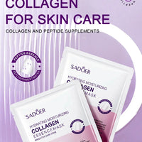 Collagen Anti Wrinkle Facial Mask Anti Aging Fade Fine Lines Firm Skin Moisturizing Brightening Smooth SkinCare Korean Cosmetics