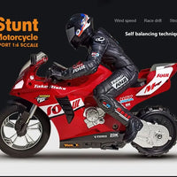 1/6 RC Motorcycle Rc Cars Self-stable Balance Standing on One Wheel Competitive Racing Drift Stunt Electric Motorcycle for Kids