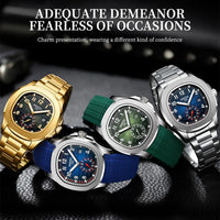 NIBOSI Brand Luxury Mens Watch Waterproof Luminous Digital Design Quartz Watch Casual Belt Date Watches For Men reloj hombre