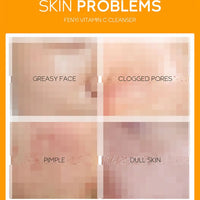 Vitamin C Facial Cleanser Skin Deep Cleansing Moisturizing Blackhead Removal Skincare Face Wash Foam Face Cleanser Skin Care
