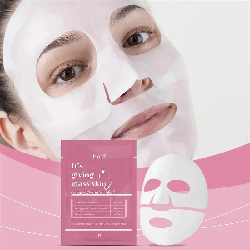 Bio-Collagen Face Mask Collagen Protein Hydrogel Soft Gel Mask Deep Moisturizing For Women Skin Care Products 1/3/5/10PCs