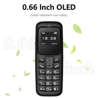 SERVO 2G Small Mobile Phone Bluetooth Dialer Magic Voice Blacklist Low Radiation Bluetooth Headset Mini Cellphone Multilingual