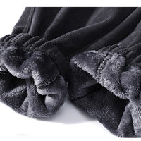 Winter Men's Fleece Warm Cargo Corduroy Pants Jogging Sweatpants Work Y2k Korean Pants Loose Harem Casual Trousers for Men