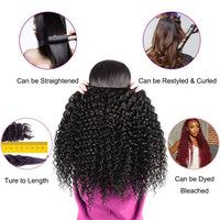 28 30 38 40Inch Deep Wave Curly Human Hair Bundles Long Virgin Curly Hair Malaysian Human Hair Extension Double Weft Wholesale