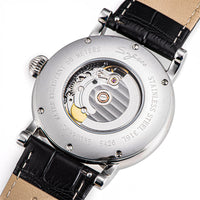 Sugess Men Watch Automatic Mechanical Original 2153 Movement Moon Phase Power Reserved Water Resistant Wristwatches Sapphire New