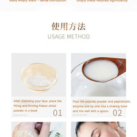 Korean Collagen Hyaluronic Acid Face Mask Repair Firming Lifting Improve Fine Lines Brighten Moisturiz Peptide Essence Skin Care
