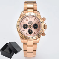 39.3mm VK63 Men's watch Arabian Dial customized Men's watch Luxury Quartz watch man VK63 Sport Chronograph Sapphire Glass watch