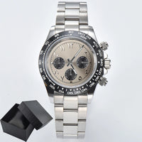 39.3mm VK63 Men's watch Arabian Dial customized Men's watch Luxury Quartz watch man VK63 Sport Chronograph Sapphire Glass watch