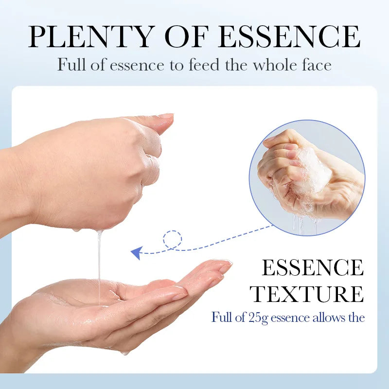 SADOER Hyaluronic Acid Facial Masks Face skincare Anti-aging Hydrating Moisturizing Anti Wrinkles Face Mask Skin Care Products