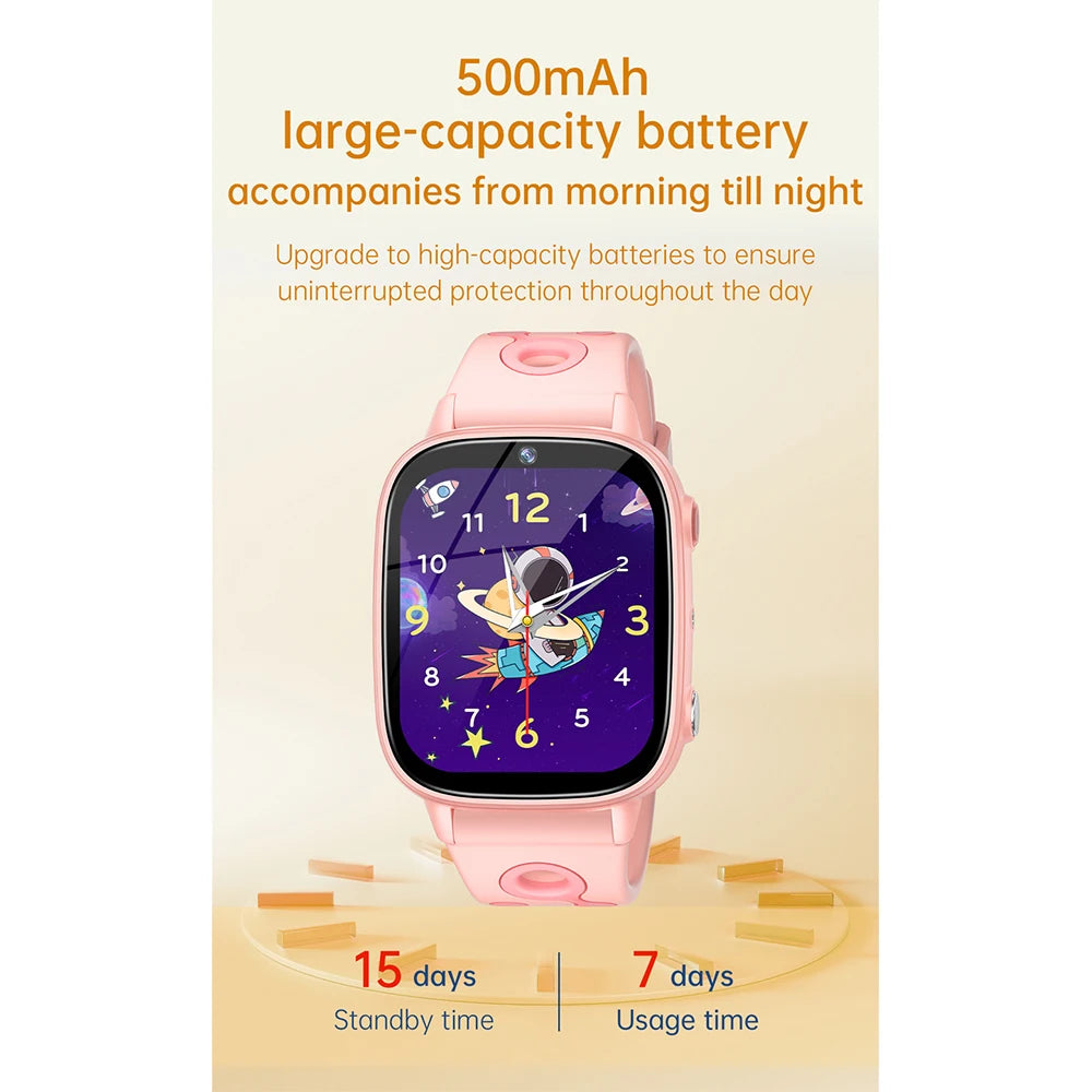 2025 New Smart Watch For Children HD Touch Screen Camera 26 Games Learn vocabulary Alarm Clock Calculator Birthday Gift Boy Girl