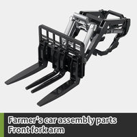 RC Car Tractors Trailer 2.4G Radio Controlled Farm Cars Farming Simulator Truck Miniature Farmer Animal Model Toys Children Boys