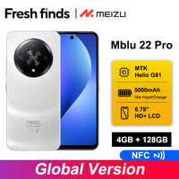 2025 New Global Version Meizu Mblu 22 Pro Smartphone 50MP Main Camera 120Hz 6.79'' LCD 5000mAh Battery 18W Fast ChargerNFC