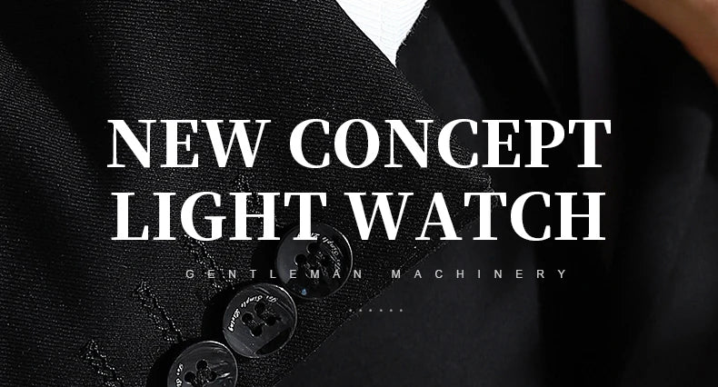 Fashion Mens Watches Top Brand Luxury Genuine Leather Strap Quartz Men's Watch Business Casual Date Chronograph Watch Men