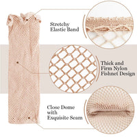 Top Hairnets Good Quality Mesh Weaving Wig Open at One Ends Black Hair Elastic Stretchabl Net For Making Caps Fishnet Ladies