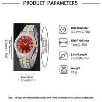 Fashion Diamond Men Women Watches Gold Watch Ladies Wrist Watch Luxury Rhinestone Unisex Bracelet Watches Female Clock Relogio