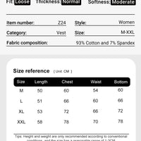 Cotton Solid Tank Top Women Sleeveless Tight Ribbed White Fashion Knit Vest Straps Summer Casual Fitness Sporty Basic Clothing