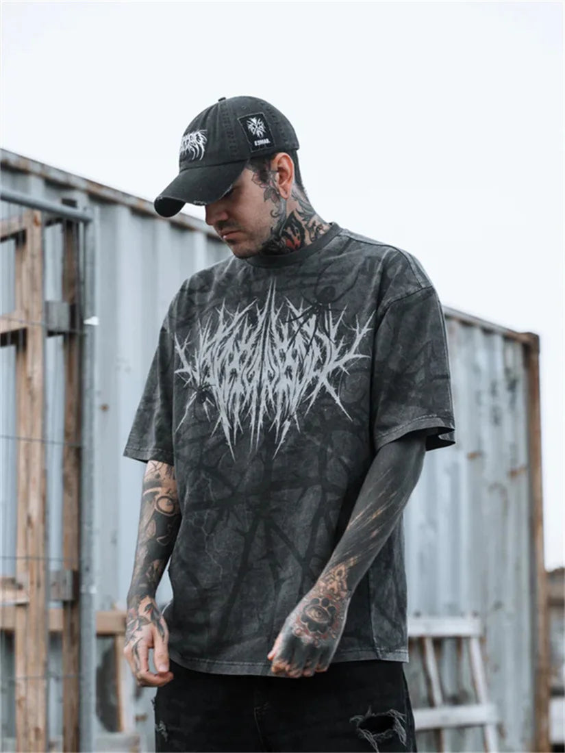 Fashion Men's Cool Trendy Gothic Style T-shirt Womens Summer Autumn 3D Printed Casual Round Neck Short Sleeve New Tee Top 2025