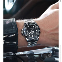 OLEVS 5885 Top Brand Classic Men's Quartz Watch Luminous Hands Calendar Display Stainless Steel Strap Waterproof Men's Watch