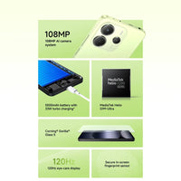 Xiaomi Redmi Note 14 Global Version MediaTek Helio G99-Ultra 108MP AI Camera 6.67" AMOLED 120Hz Display 5500mAh