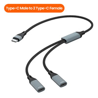 USB Type C HUB Multiple Splitter Adapter OTG Data Transfer 3/2 Port USB Power Charging Hub Cable Connector Adapter