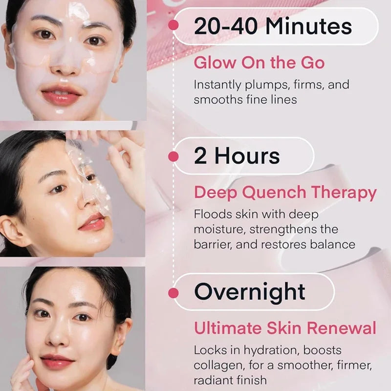 Overnight Collagen Mask Salmon DNA PDRN Face Mask For Glass Glow Skin Elasticity Hydrating Firming Smooth korean Skincare