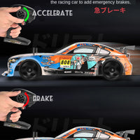 1:10 70km/H Remote Control Car 4wd High Speed Drift 2.4g Rc Car Shock Absorber Anti-Collision Rc Toys Christmas Gift