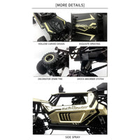 1/8 Large Rock Crawler RC Car 4×4 All Terrain RC Truck High -Speed RTR Alloy Off-Road Remote Control Car Children Toy Model