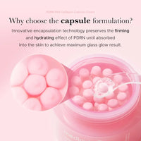 Salmon DNA PDRN Pink Collagen Capsule Cream Face Moisturizer Lightweight Moisturizing Cream PDRN Niacinamide for Uneven Skin To