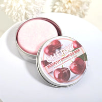 Fruit cherry shampoo fragrance soap nourishes hair, deeply cleanses and controls oil, refreshing soap