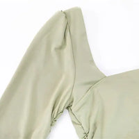 DIWU Women Sexy Autumn Long Sleeve Square Neck Bodycon Party Club Mini Dress 2022 Spring Autumn Clothes Dropshipping Streetwear